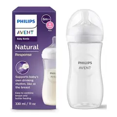PHILIPS AVENT - Biberón Natural Response 3.0 330 ml Flow 4 - 3M+