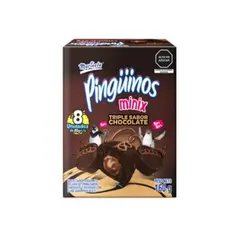 MARINELA - Bizcocho Marinela Pinguino Mini Triple Chocolate Caja 8 Und