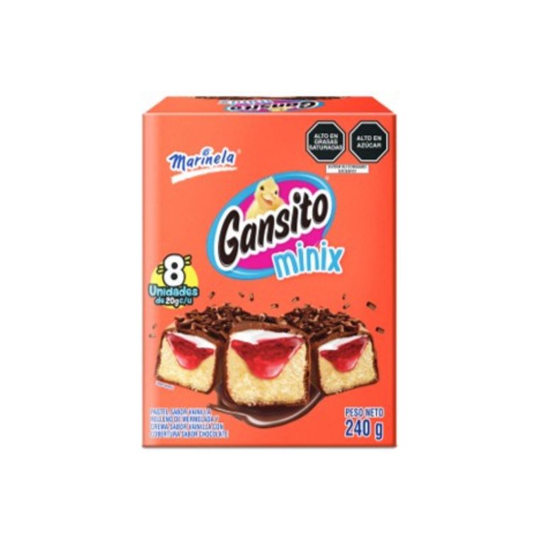 Mini Gansito Bimbo Caja 8 Und