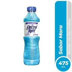 ELECTROLIGHT - Bebida Rehidratante Electrolight Mora Botella 475 mL