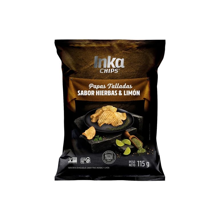 Papas Inka Chips Hierbas y Limón Bolsa 115 g