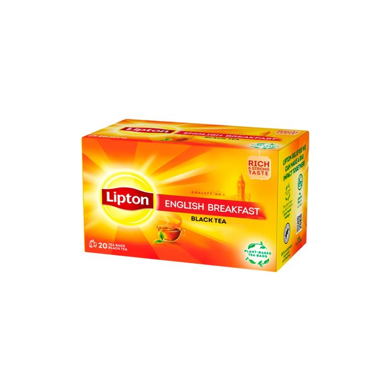 Infusión Té Negro English Breakfast Lipton Caja 20 Sobres