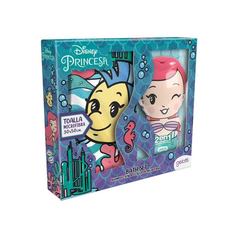 Set de Baño Gelatti Ariel Shampoo  2 en 1 + Toalla Microfibra