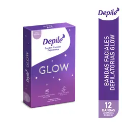 DEPILE - Bandas Faciales Depilatorias Depile Glow Caja 12 Und