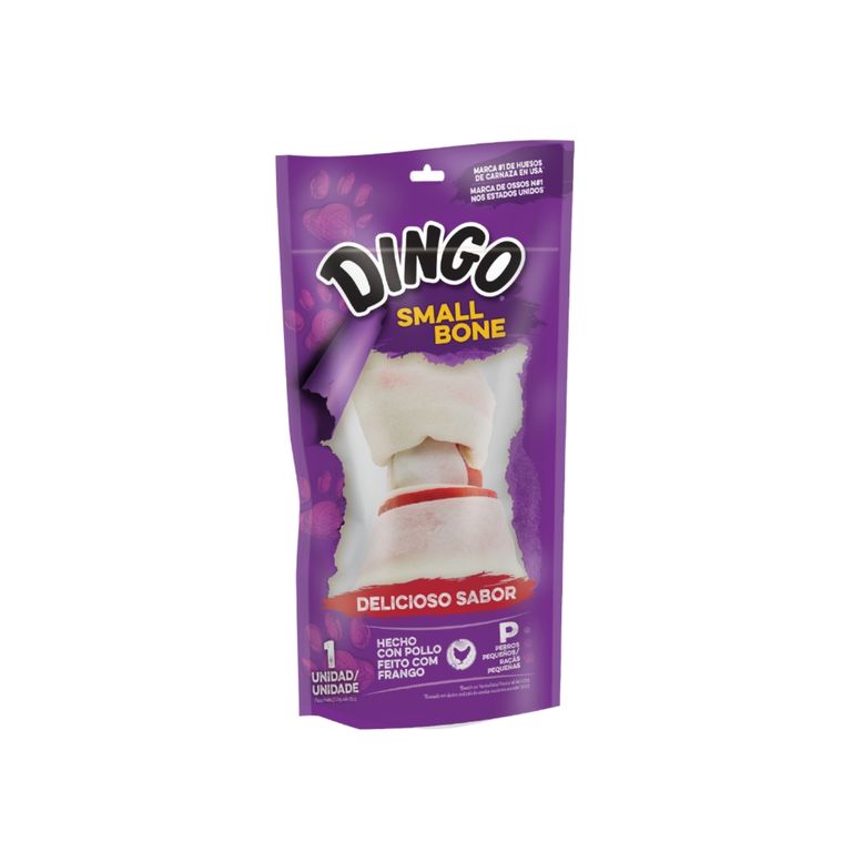 Snack para Perros Dingo Small Bone Bolsa 1 Und