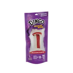 DINGO - Snack para Perros Dingo Medium Bone Bolsa 1 Und