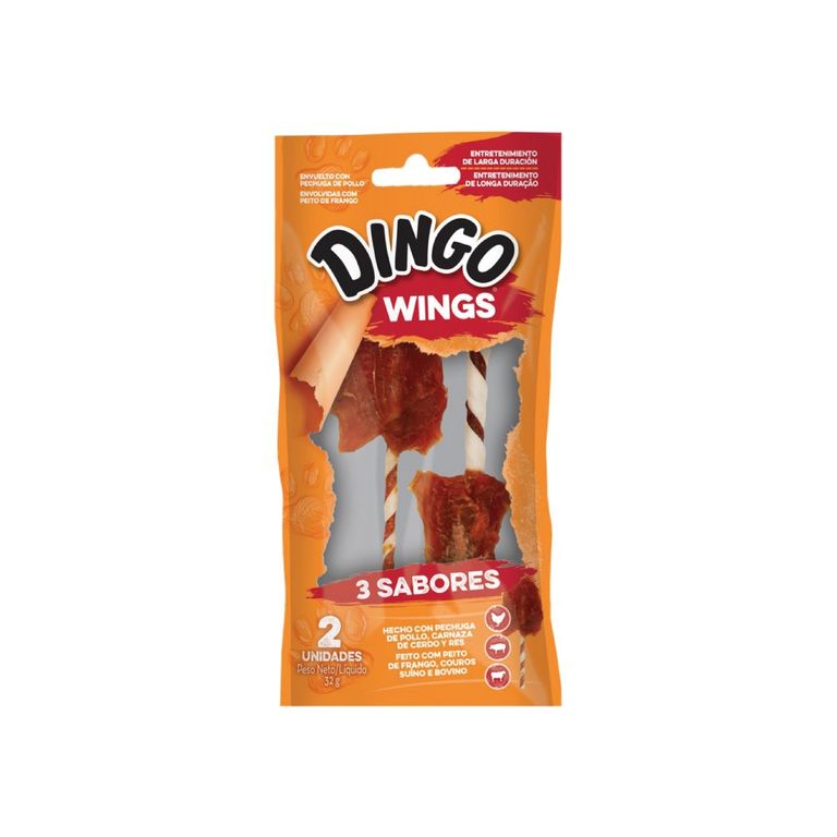 Snack para Perros Dingo Wings Bolsa 2 Und