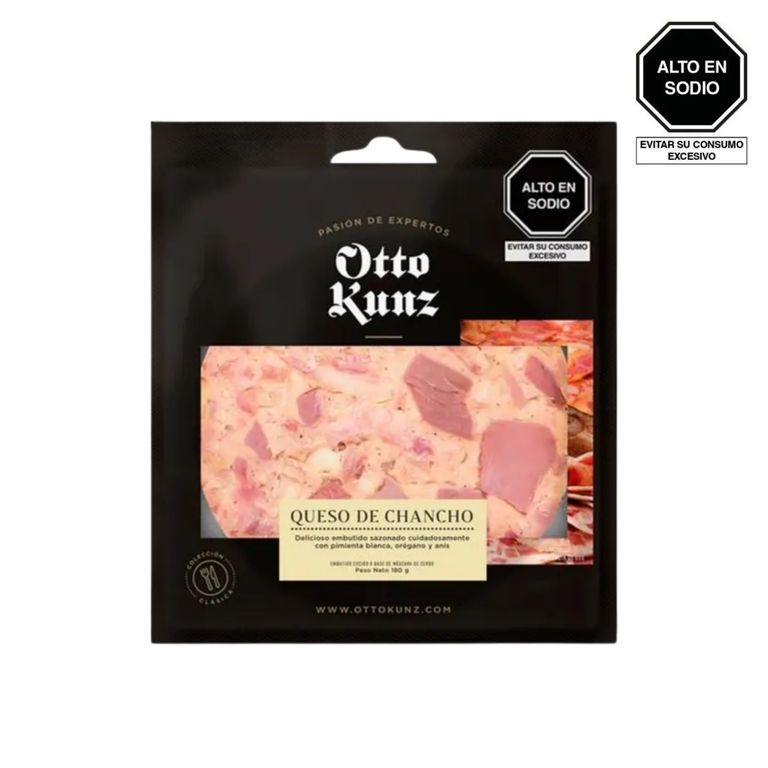 Queso de Chancho Otto Kunz Empaque 180 g