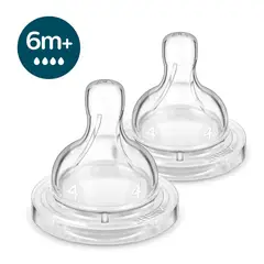 PHILIPS AVENT - Tetina Anticólicos Flujo Rapido 6+ x2