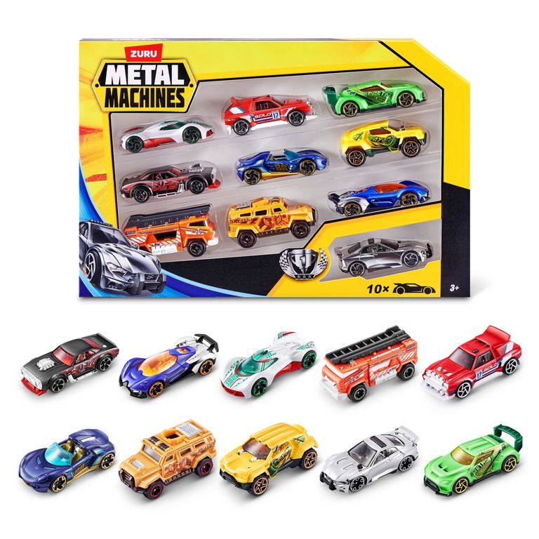 Metal Machines Die Cast Series Pack x10