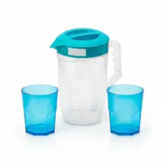 Reyplast - Jarra Bio 2.6L + 2 Vasos Reyplast