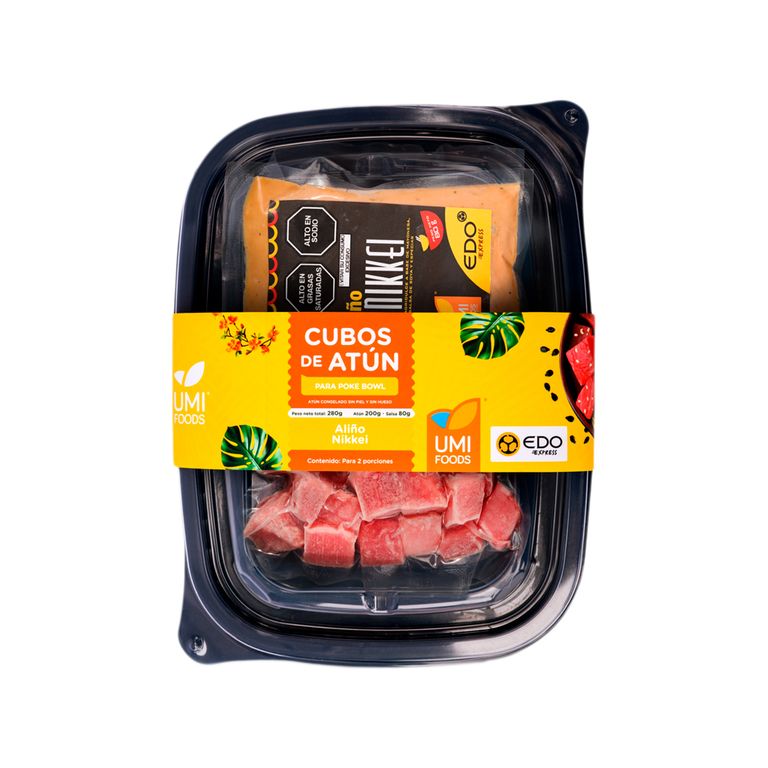Atún Cubos Con 1 Aliño Nikkei x Un