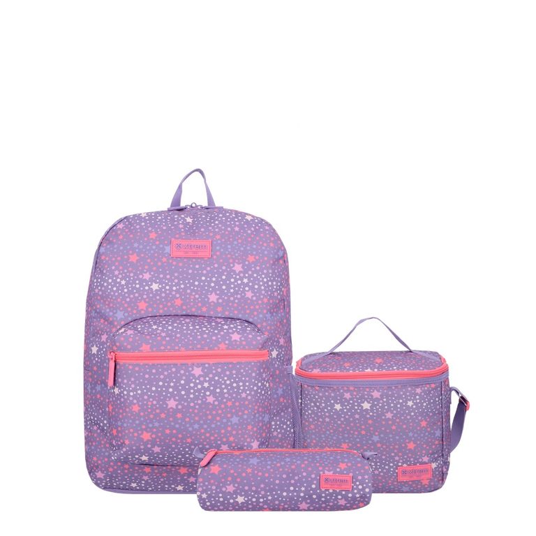 Mochila Triple Pack Morado