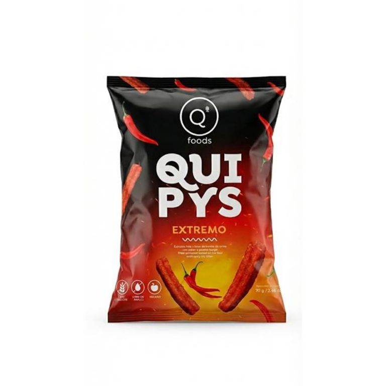 Snack Quipys Extremo Picante Qfoods Bolsa 70 g