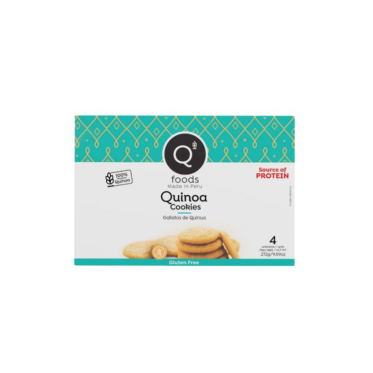 Galleta de Quinoa Qfoods Caja 4 Und