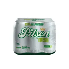 PILSEN CALLAO - Cerveza Pilsen Callao Fresh Sixpack Lata 473 mL