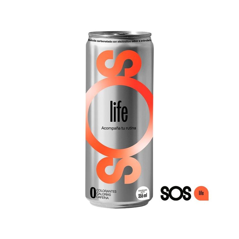 Bebida Anti Envejecimiento Life SOS Lata 355 mL