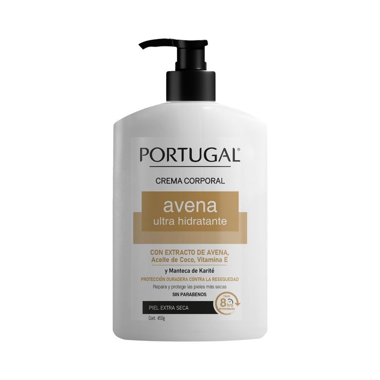 Crema Corporal Portugal Avena Envase 450 g