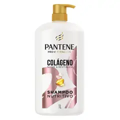 PANTENE - Shampoo Nutritivo Pantene Pro-v Miracles Colágeno Nutre & Revitaliza Bomba Botella 1 L