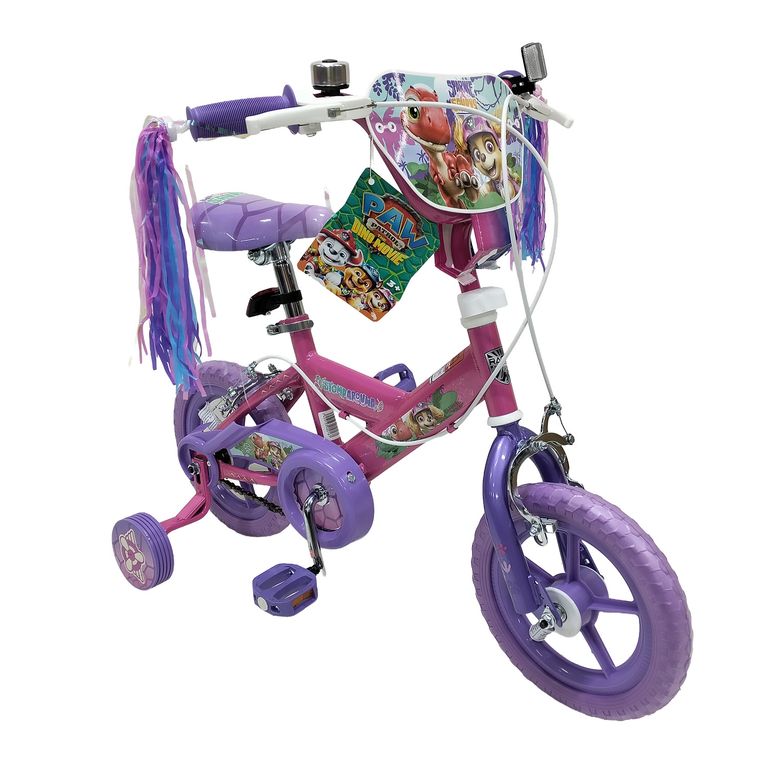 BICICLETA ARO 12 PAW PATROL NINA