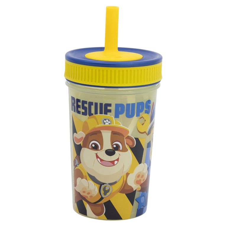 Vaso con Sorbete De Silicona Stor Paw Patrol Boy 370mL