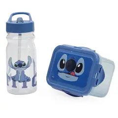 DISNEY - Pack Hermético y Botella Disney Stitch