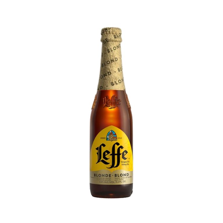 Cerveza Leffe Blonde Botella 330 mL