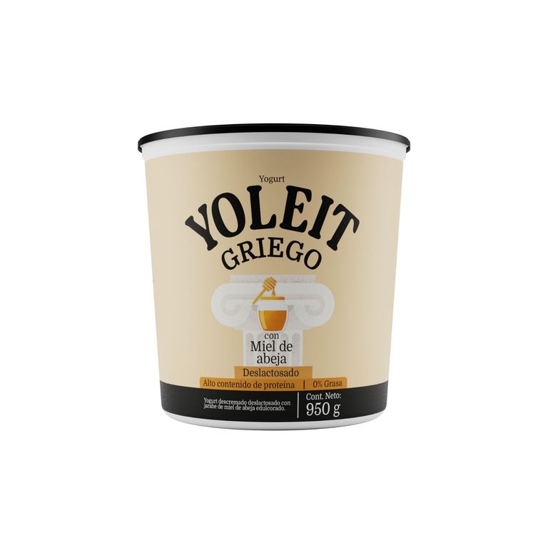 Yogurt Griego Yoleit con Miel Botella 950 g