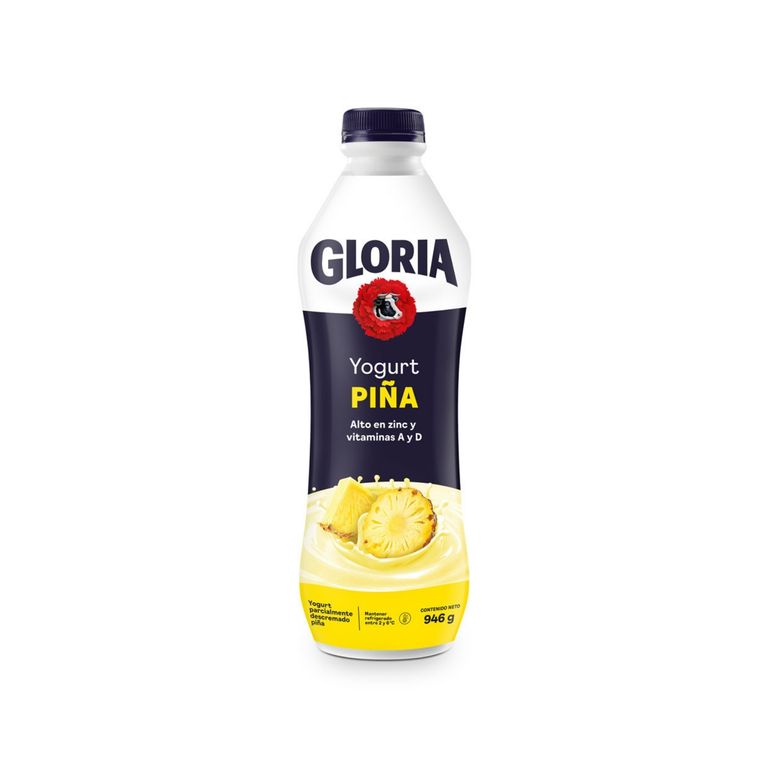 Yogurt Gloria Piña Botella 946 g