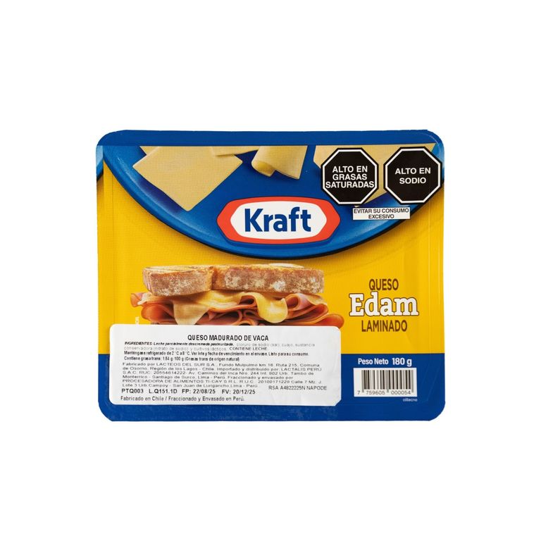 Queso Madurado de Vaca Kraft Empaque 440 g