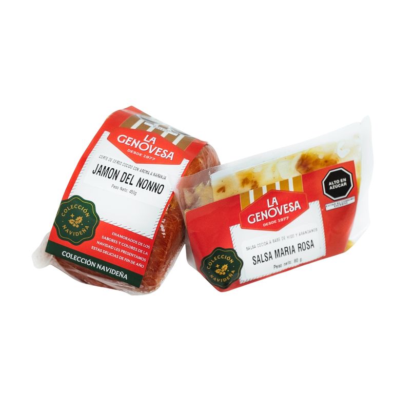 Pack Jamón del Nonno La Genovesa Empaque 450 g + Salsa