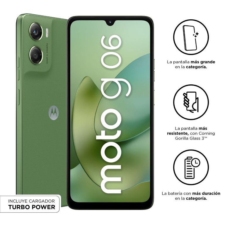 Smartphone Motorola G06 4+128Gb Verde