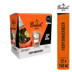 BRITVIC - Ginger Beer Britvic Pack 12 Latas 150 mL