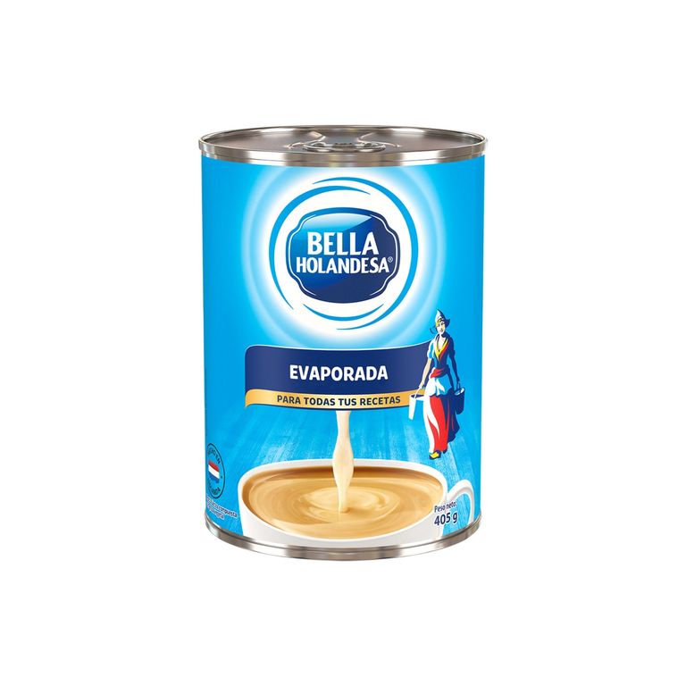Leche Evaporada Bella Holandesa Lata 405 g
