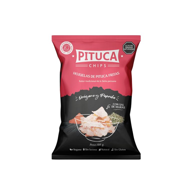 Pituca Chips Orégano Paprika Bolsa 146 g