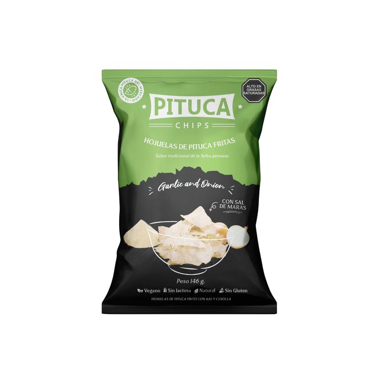 Pituca Chips Ajo Cebolla Bolsa 146 g