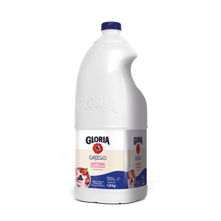 Yogurt Griego Frutos Rojos Gloria Botella 1.6 Kg