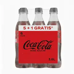 COCA COLA - Bebida Gaseosa Coca Cola Zero Azúcar Botella 600 mL