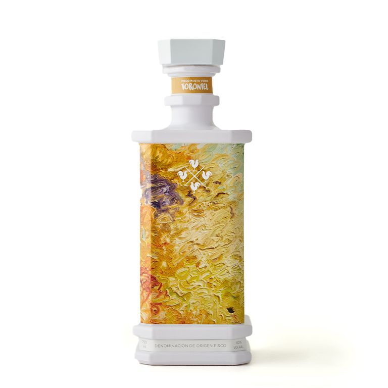 Pisco Mosto Verde Cuatro Gallos Edición Limitada Torontel Botella 750 mL