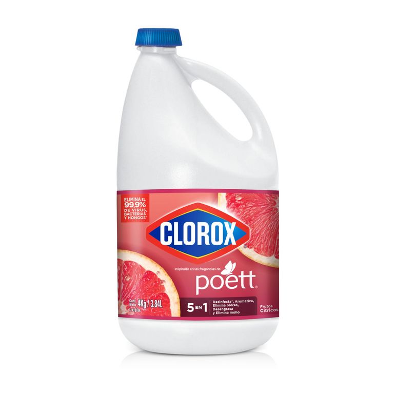 Lejía Clorox Frutos Cítricos Botella 4 Kg