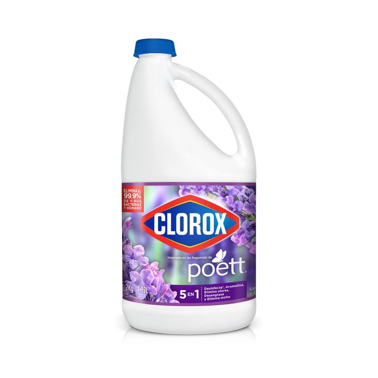 Lejía Clorox Lavanda y Jazmín Botella 2 Kg