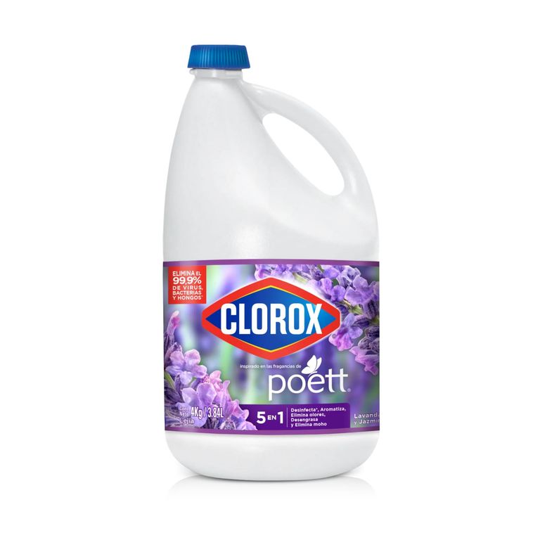 Lejía Clorox Lavanda y Jazmín Botella 4 Kg