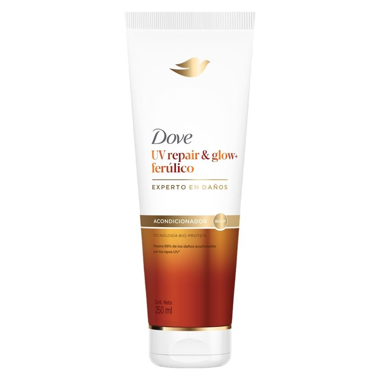 Acondicionador Dove UV Repair & Glow Botella 250 mL