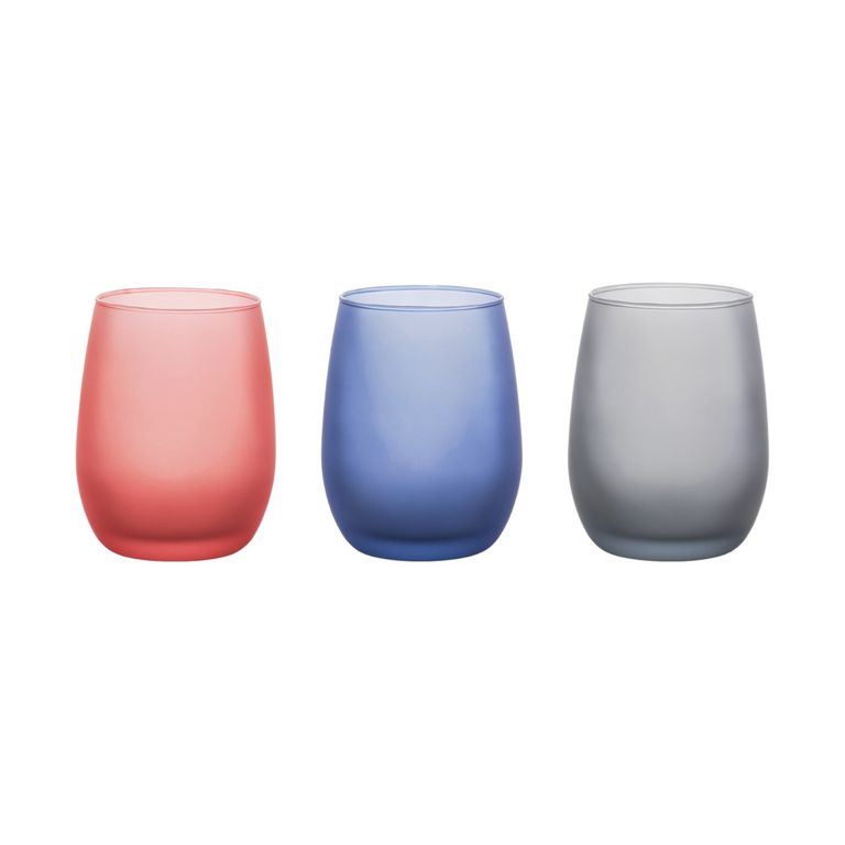 Set X 4 Vasos Color Mate Camila 420mL