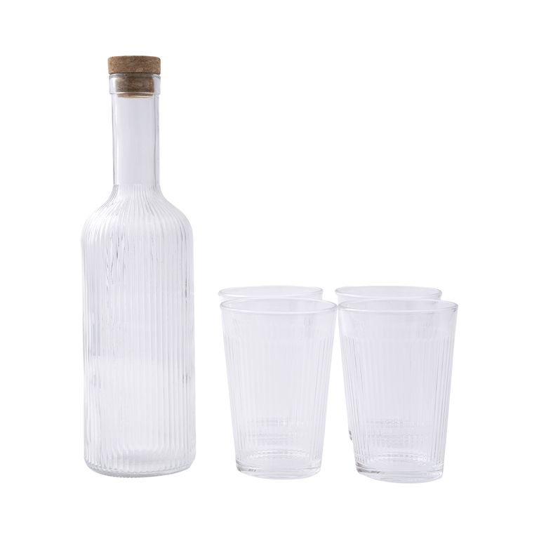 Set Jarra Vaso Valeria