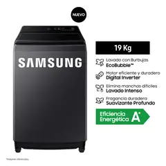 SAMSUNG - LAVADORA ECOBUBBLE 19KG