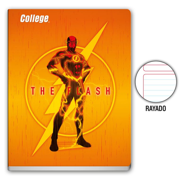 Cuaderno Deluxe  DC Comics College 80 Hojas