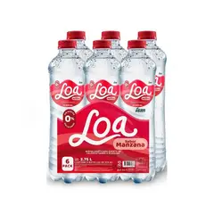 LOA - Bebida Loa Sabor Manzana Sixpack Botella 625 mL