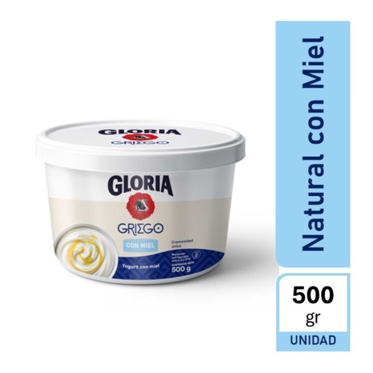 Yogurt Griego Gloria con Miel Pote 500 g