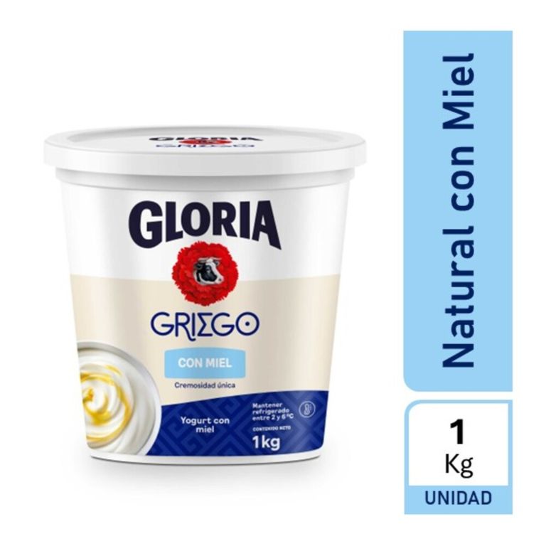 Yogurt Griego Gloria con Miel Pote 1 Kg